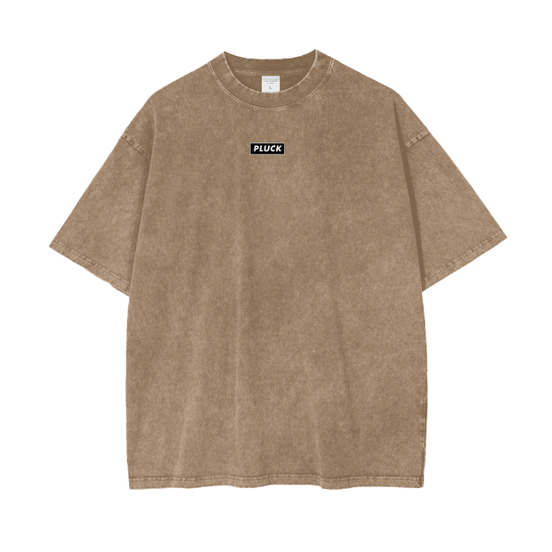 Acid Wash Oversize T-Shirt - Minimal Pluck