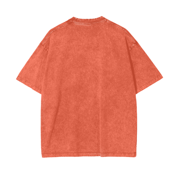 Acid Wash Oversize T-Shirt - Minimal Pluck