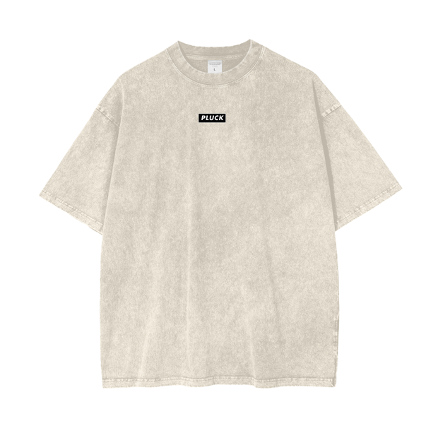 Acid Wash Oversize T-Shirt - Minimal Pluck