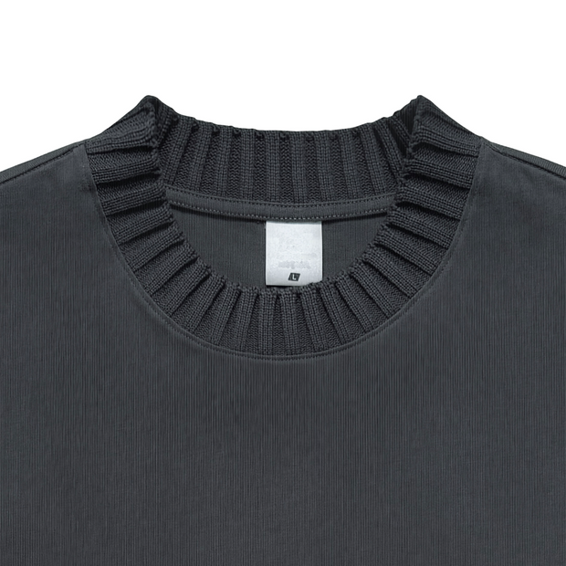 Heavyweight Knitted Round Neck T-Shirt