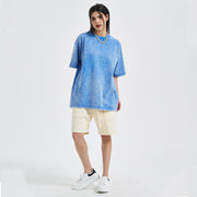 Acid Wash Oversize T-Shirt - Aggressive Bear