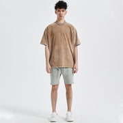 Acid Wash Oversize T-Shirt - Aggressive Bear