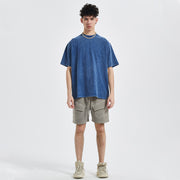 Acid Wash Oversize T-Shirt - Aggressive Bear